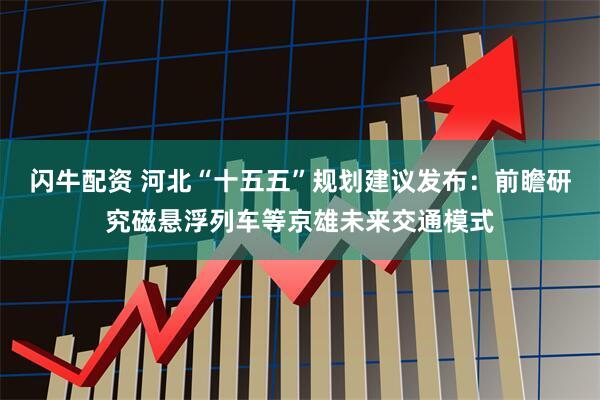 闪牛配资 河北“十五五”规划建议发布：前瞻研究磁悬浮列车等京雄未来交通模式