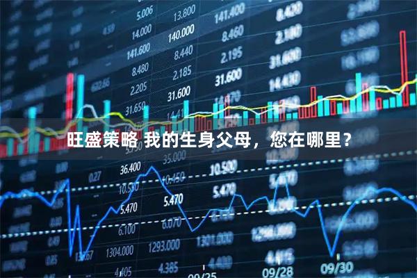 旺盛策略 我的生身父母，您在哪里？