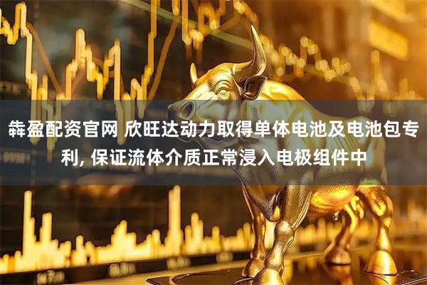 犇盈配资官网 欣旺达动力取得单体电池及电池包专利, 保证流体介质正常浸入电极组件中
